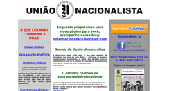 Desktop Screenshot of nacionalismo.com.br