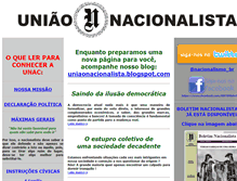 Tablet Screenshot of nacionalismo.com.br